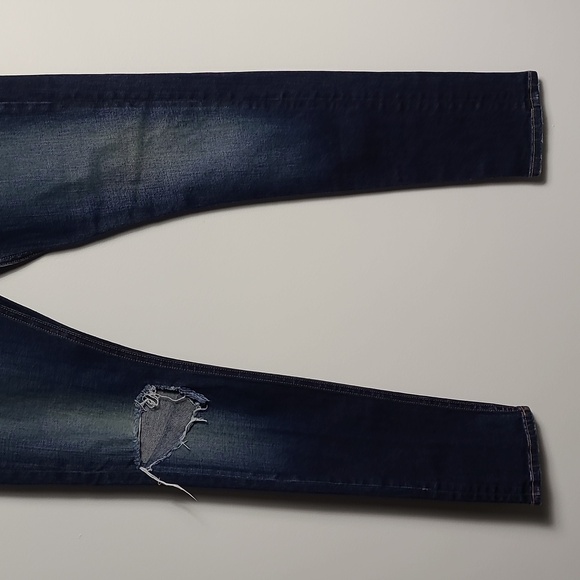 RAG & BONE High Rise Skinny Blue Jeans with Distressed Detailing Size 27 - Picture 8 of 16